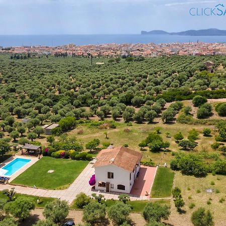 Clicksardegna Villa Emanuel Ad Alghero Con Vista Mare Spettacolare, Piscina Indipendente Per 8 Persone エクステリア 写真