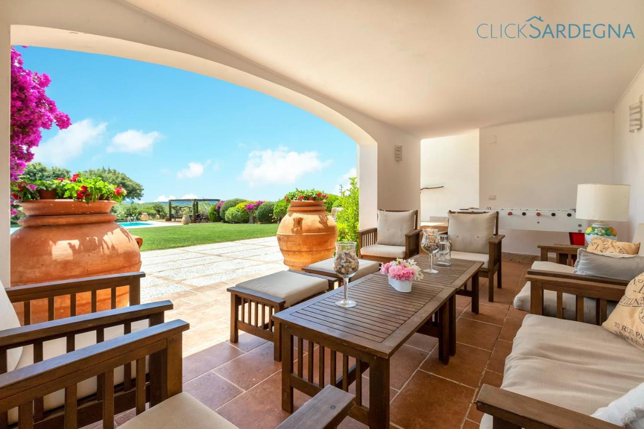 Clicksardegna Villa Emanuel Ad Alghero Con Vista Mare Spettacolare, Piscina Indipendente Per 8 Persone エクステリア 写真