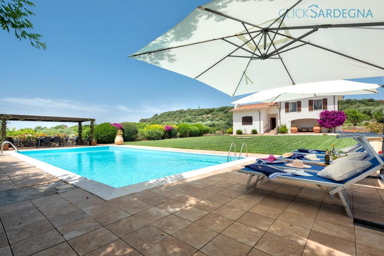 Clicksardegna Villa Emanuel Ad Alghero Con Vista Mare Spettacolare, Piscina Indipendente Per 8 Persone エクステリア 写真